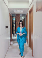 Premium Crepe Silk Dhoti Style Cord-Set