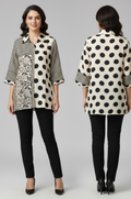 Maslin shirts three different designs silk fabric,