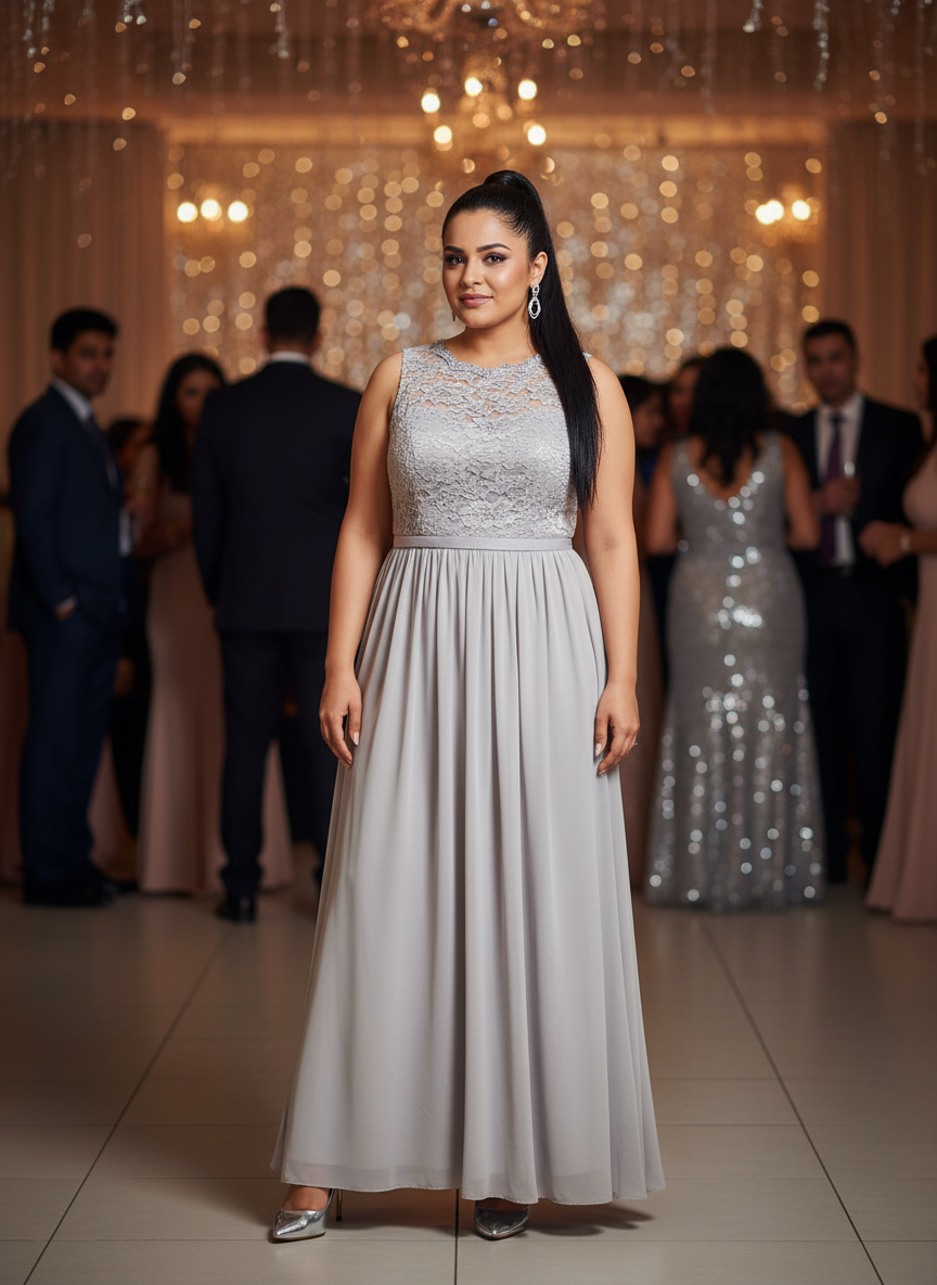 Imported partywear gown